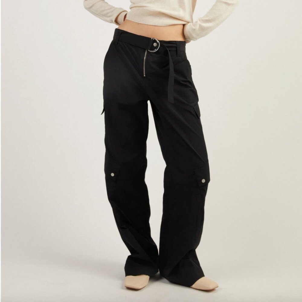 OAK + FORT Nylon Cargo Pant - NWT
